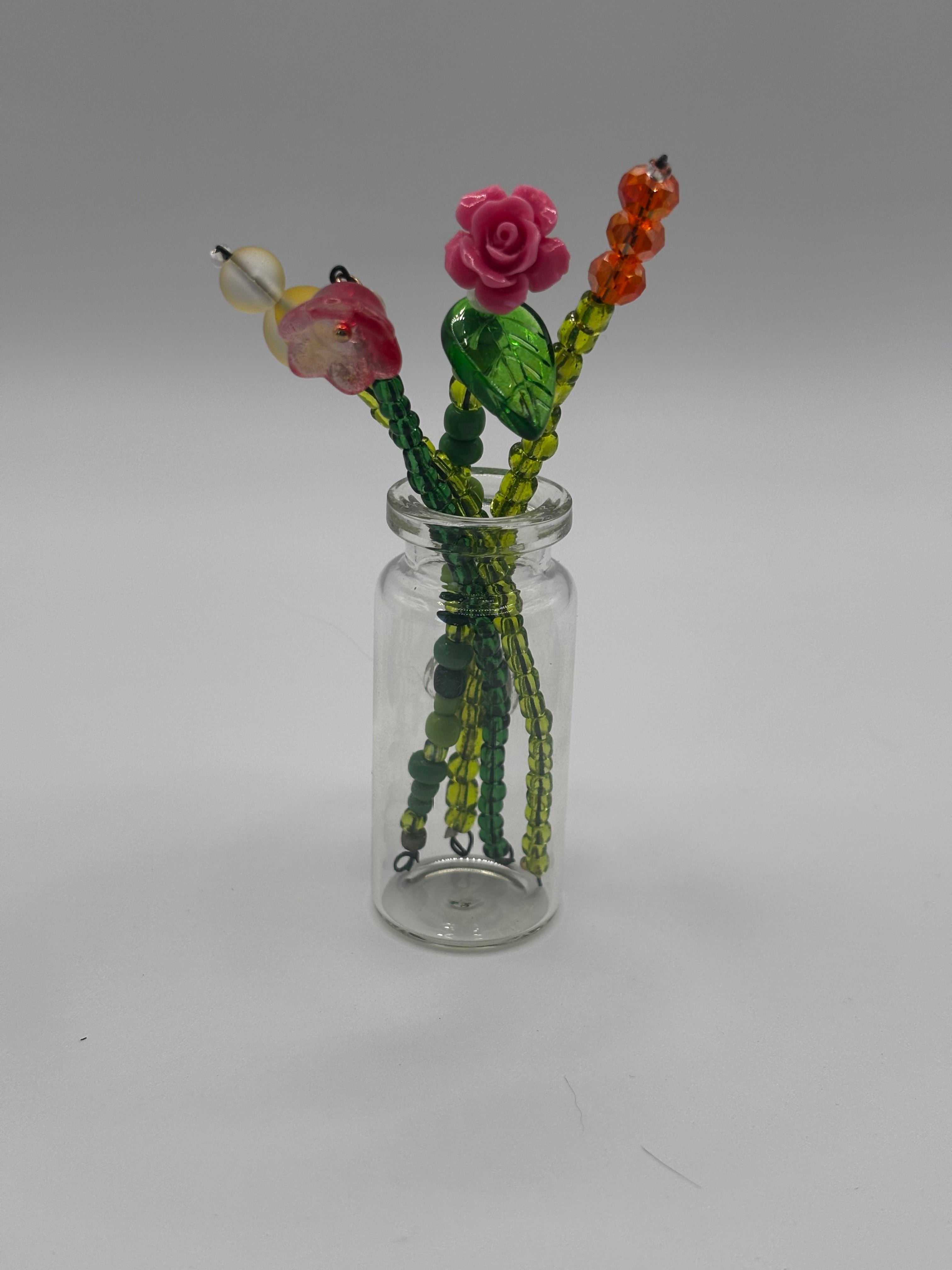 Pink Starburst Mini Bouquet Magnet
