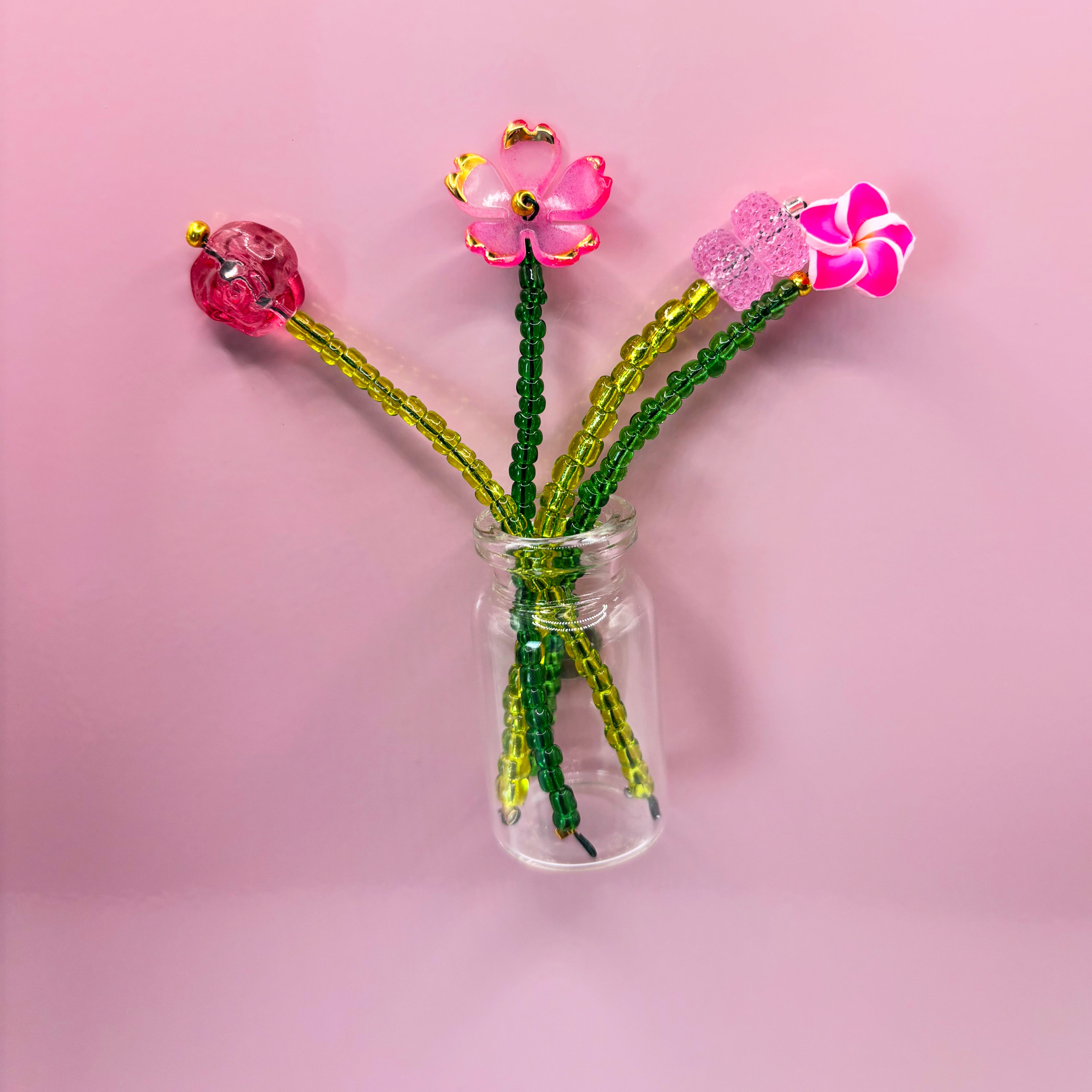 Bubblegum Pink Mini Bouquet Magnet